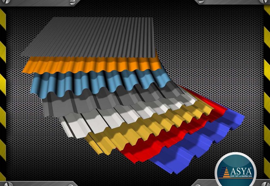 Trapez Sac Çatı Kaplamada Renk Alternatifleri